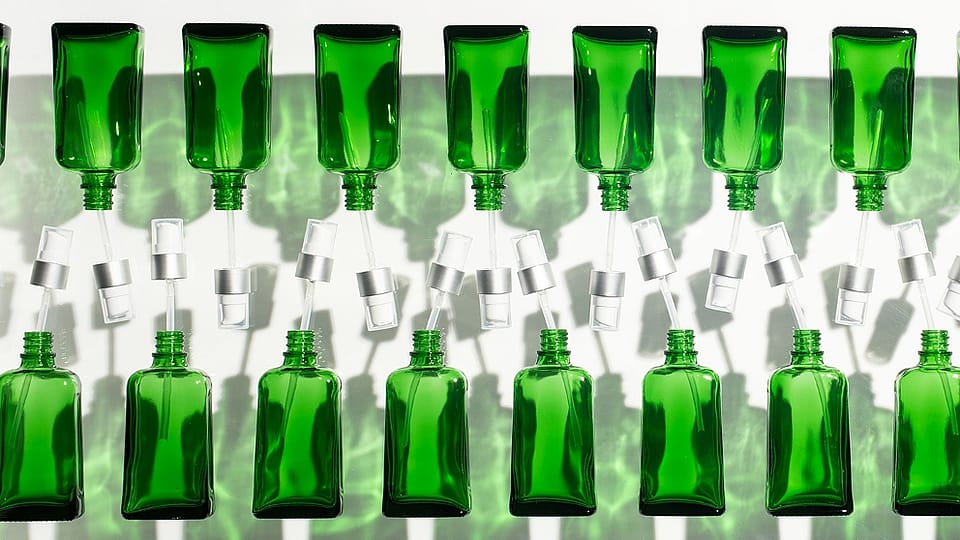 Glas bottles